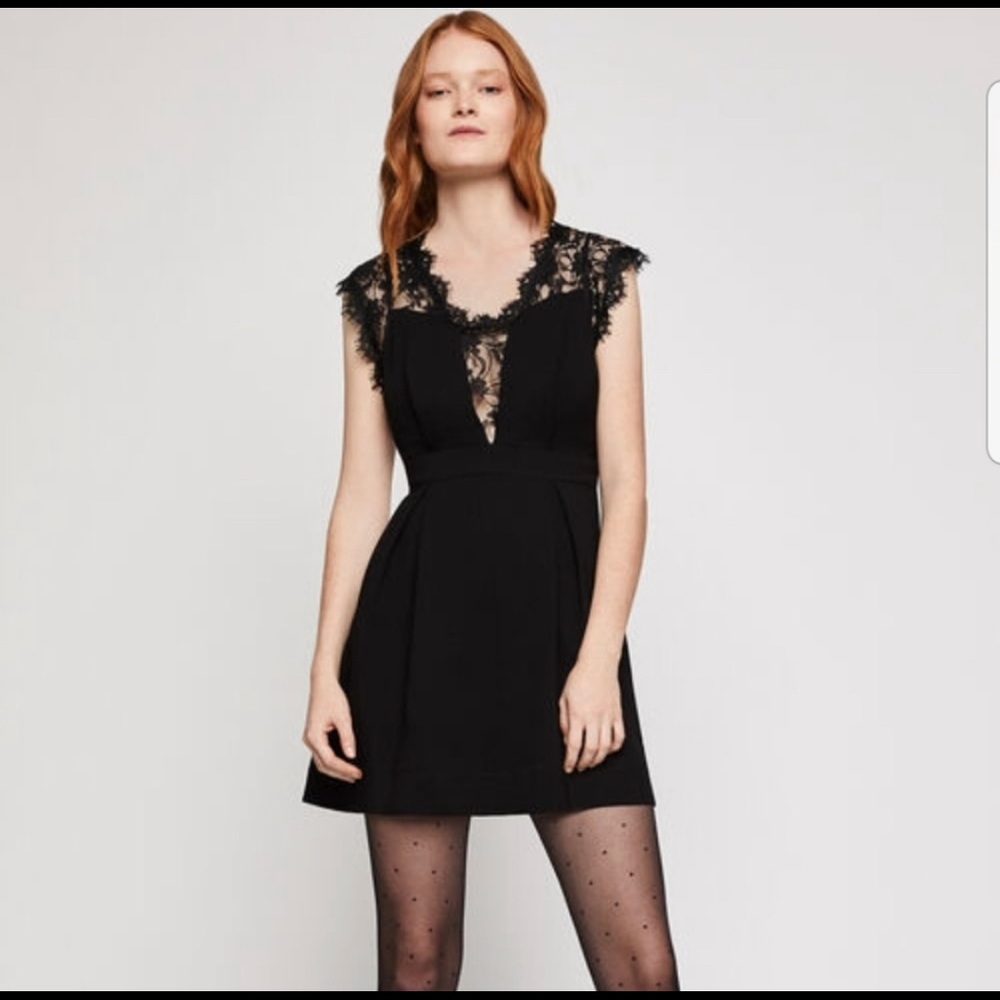 BCBG Lace Back Cocktail Dress